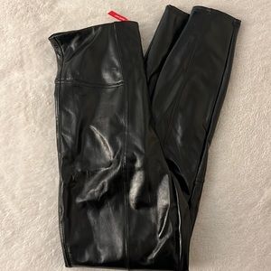 Faux Patent Leather Leggings